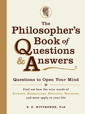 cover image of The Philosopher's Book of Questions & Answers